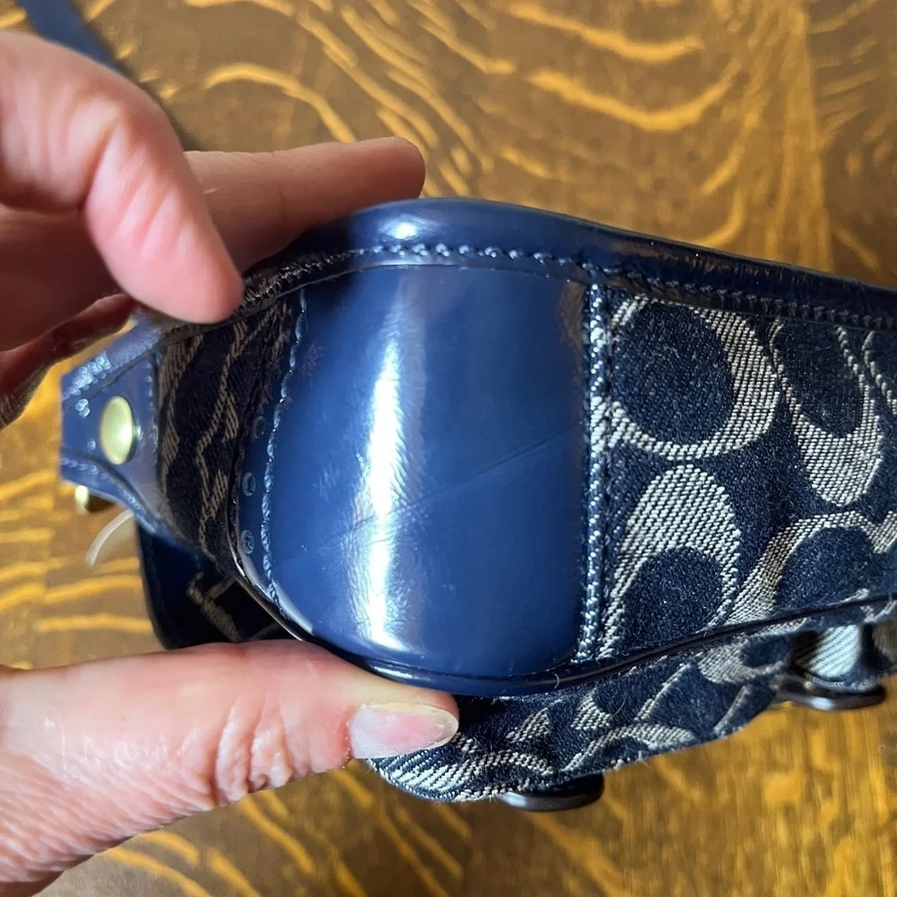 Coach NWT Rare Bleeker Signature Denim Jessie Swing Crossbody/Shoulder Bag